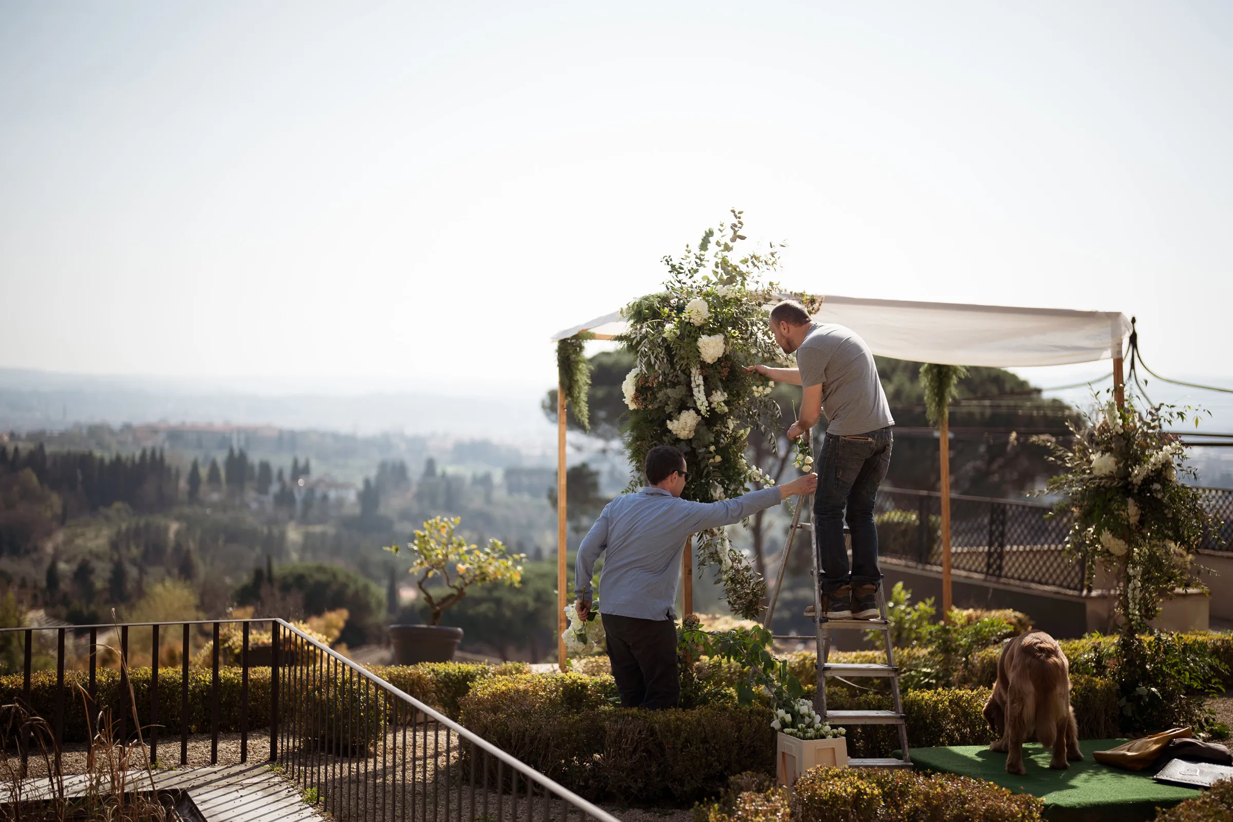 Villa Le fontanelle wedding photographer florence